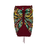 Dancing parrot adjustable mini skirt