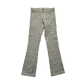 Flared vertical stripe pant