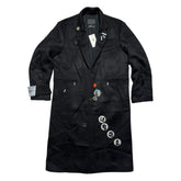 Embellished wool coat