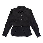 Waist strap button down