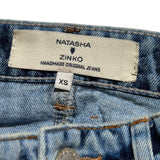 Asymmetric deconstructed ruffled flannel skirt