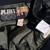 Nylon double waist zip pant