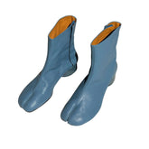 Leather Tabi heeled boot
