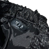 Spiked organza pleated pant