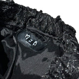 Spiked organza pleated pant