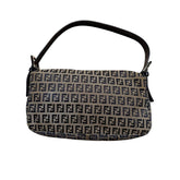 monogram baguette logo bag
