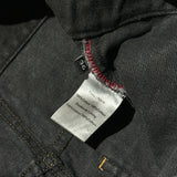 Waist tie v cut denim