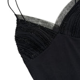 Dusk vintage beaded bralette dress