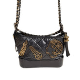 Gabrielle embellished quilted chainlink hobo