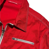 Zip front workwear style jacket