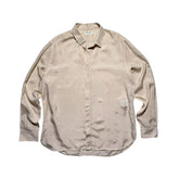 Cupro silk like button down