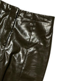 Glossy coated trouser