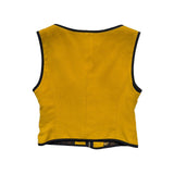 Archive cropped zippered vest