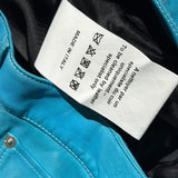 Twist paneled leather pant