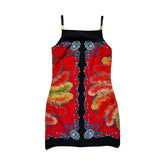 Archive print mini dress