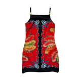 Archive print mini dress