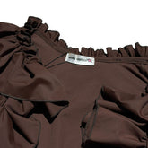 Ruffled runched bolero