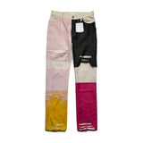 Distressed Silk paneled Peter do denim