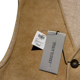 Reversible Shearling nubuck leather Tosto vest