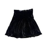 Toupy velvet miniskirt
