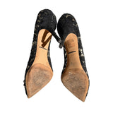 Taormina lace crystal pumps