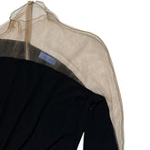 Sheer panel stretch runched dress