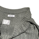 Woven knit adjustable wide leg pant