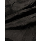 Leather one clasp cape jacket