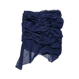 Di petsa “Wet” look miniskirt