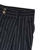 SS17 pinstripe baggy cropped trouser