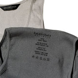 2in1 layered ribbed tank/dress