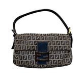 monogram baguette logo bag