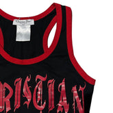 2002 gothic print tank