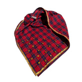 Crystal embellished plain scarf