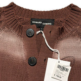 Tyre track washed cardigan