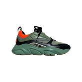 B22 runner sneaker green orange