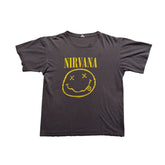 Nirvana 1992 smiley tee