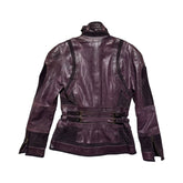 FW2008 leather sueded soldier jacket