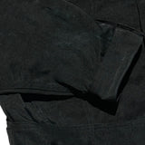Sixth collection Leather collar nylon trucker jacket