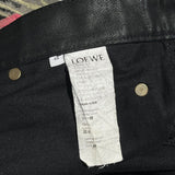 graffiti runway denim