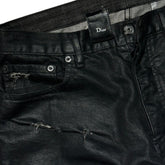 SS04 “strip” distressed denim