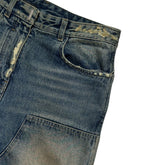 Wide leg oversized carpenter denim