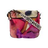 Flower power messenger bag