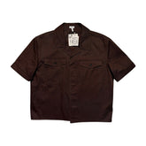Boxy logo button up