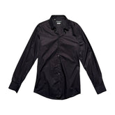 Gold label essential black button down