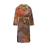SS24 Graphic painted sheer layered trench coat
