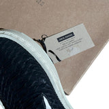 Python leather slip on