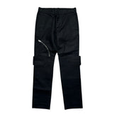 Layered zip strap trouser