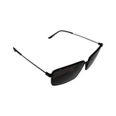 Metal trim rectangle glasses BB0195S