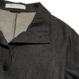 Archive coated denim jacket